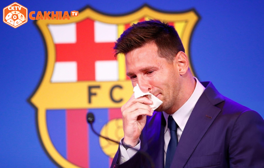 Messi rời Barca sau khi không đạt được thỏa thuận về hợp đồng. Ảnh: Getty